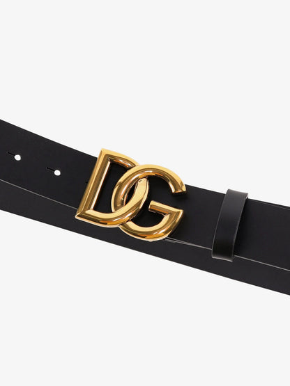 Dolce Gabbana - Ceinture en cuir avec logo