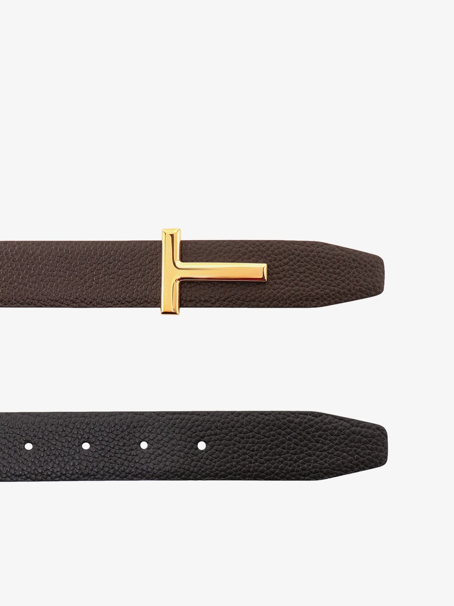 Tom Ford - ceinture en cuir marron