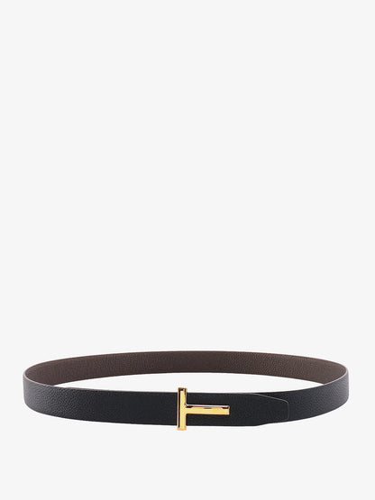 Tom Ford - ceinture en cuir marron