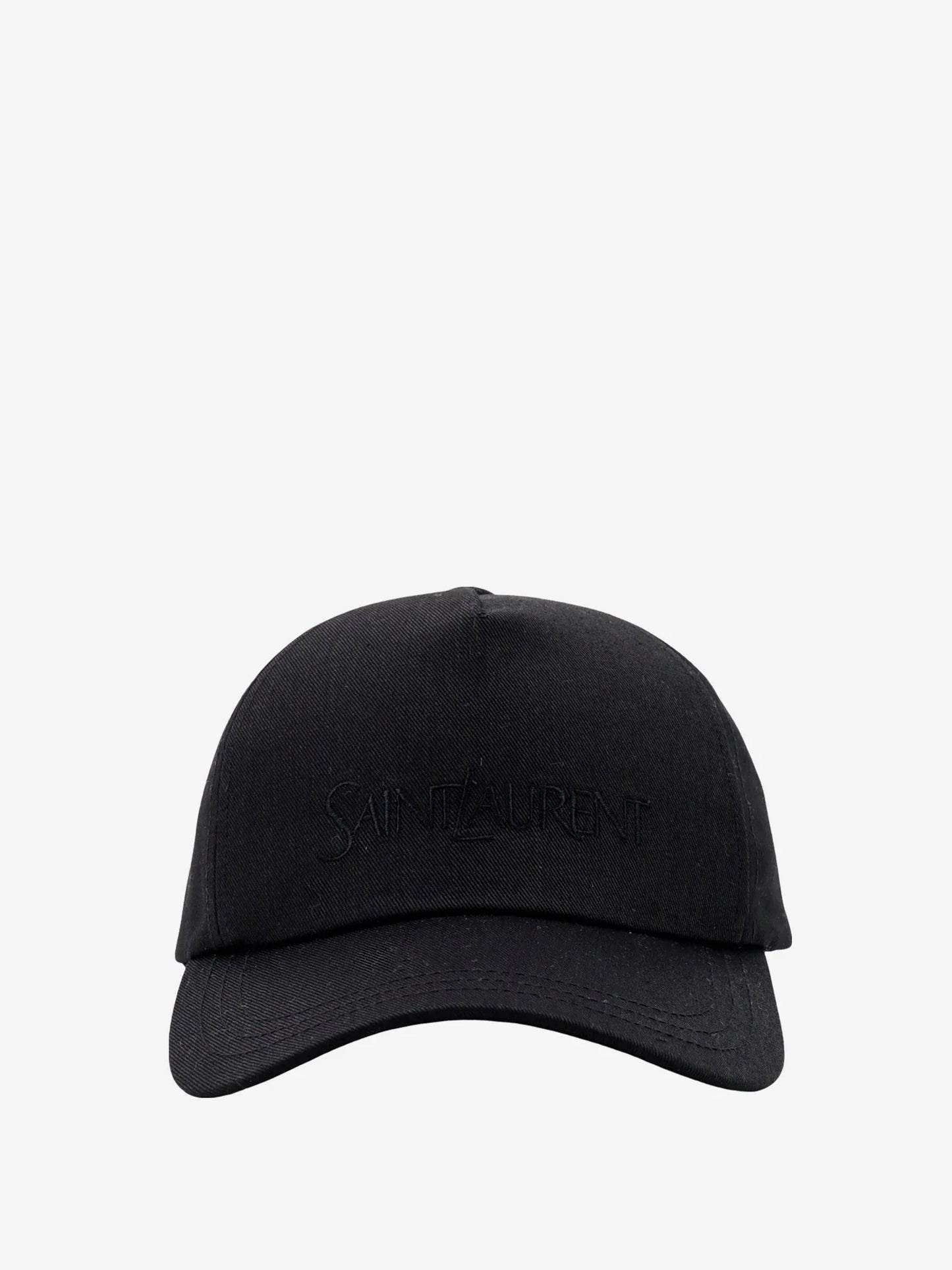 Saint Laurent - Casquette en coton et en lin