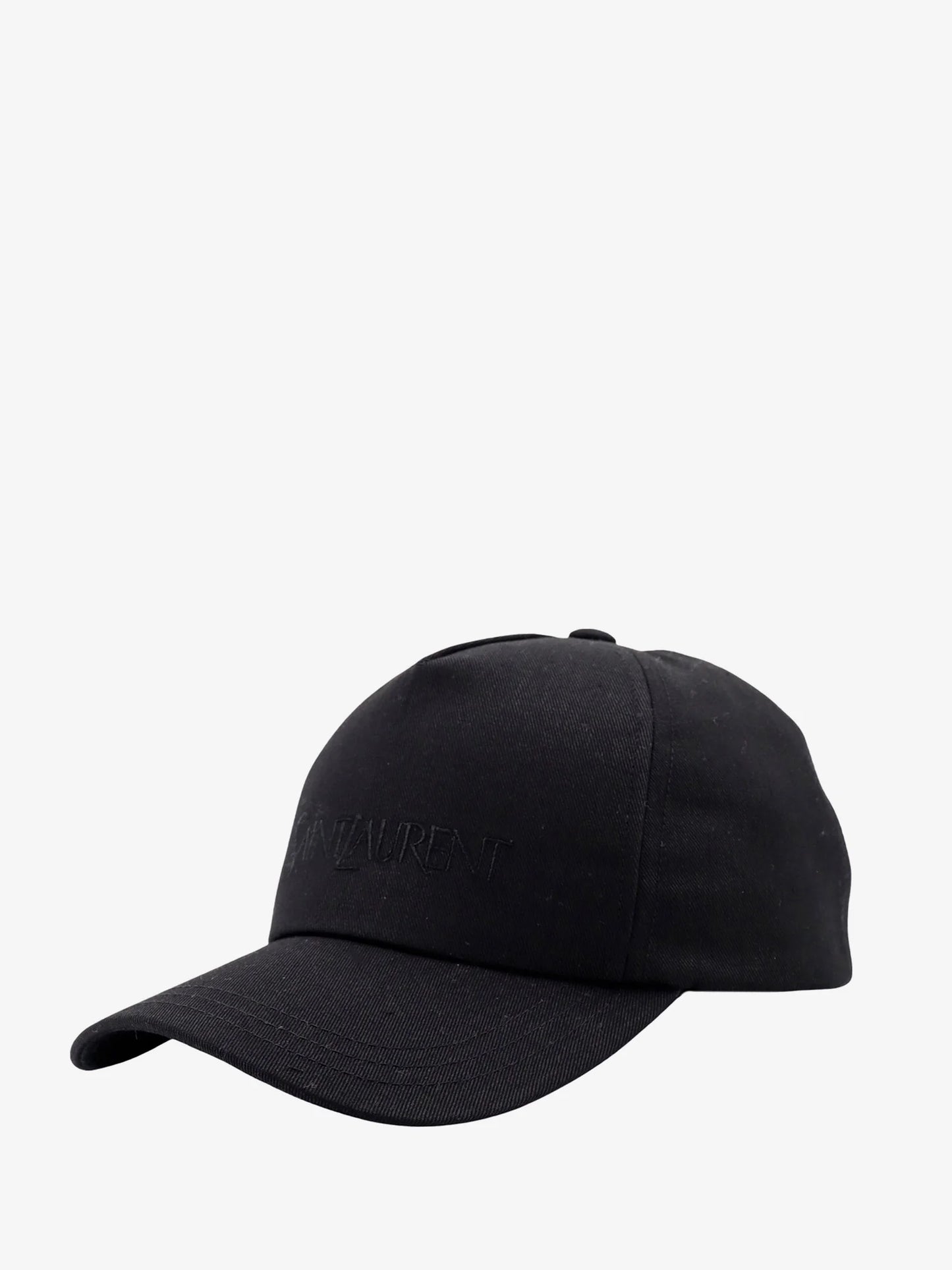 Saint Laurent - Casquette en coton et en lin