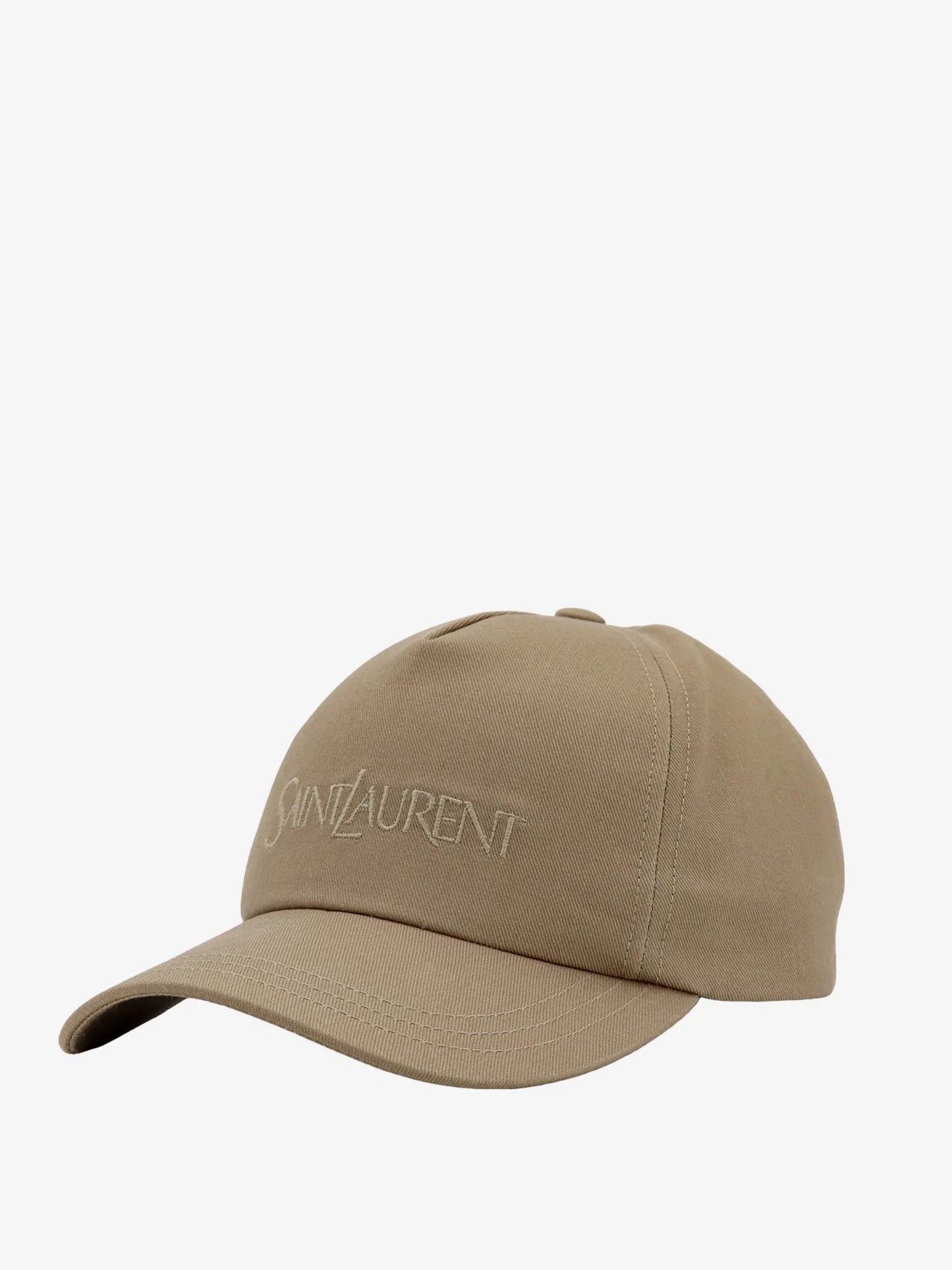 Saint Laurent - Casquette en coton et en lin