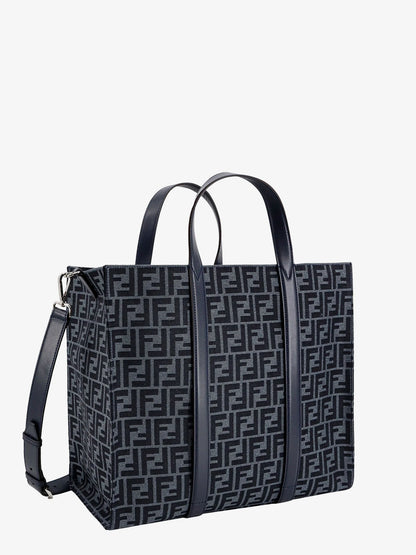 Fendi - Sac à main en tissu jacquard recyclé FF