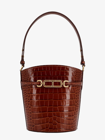 Tom Ford - sac bucket en cuir avec logo Whitney T