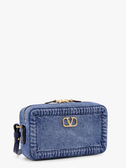 Valentino Garavani - Mini sac à épaule Alltime en denim