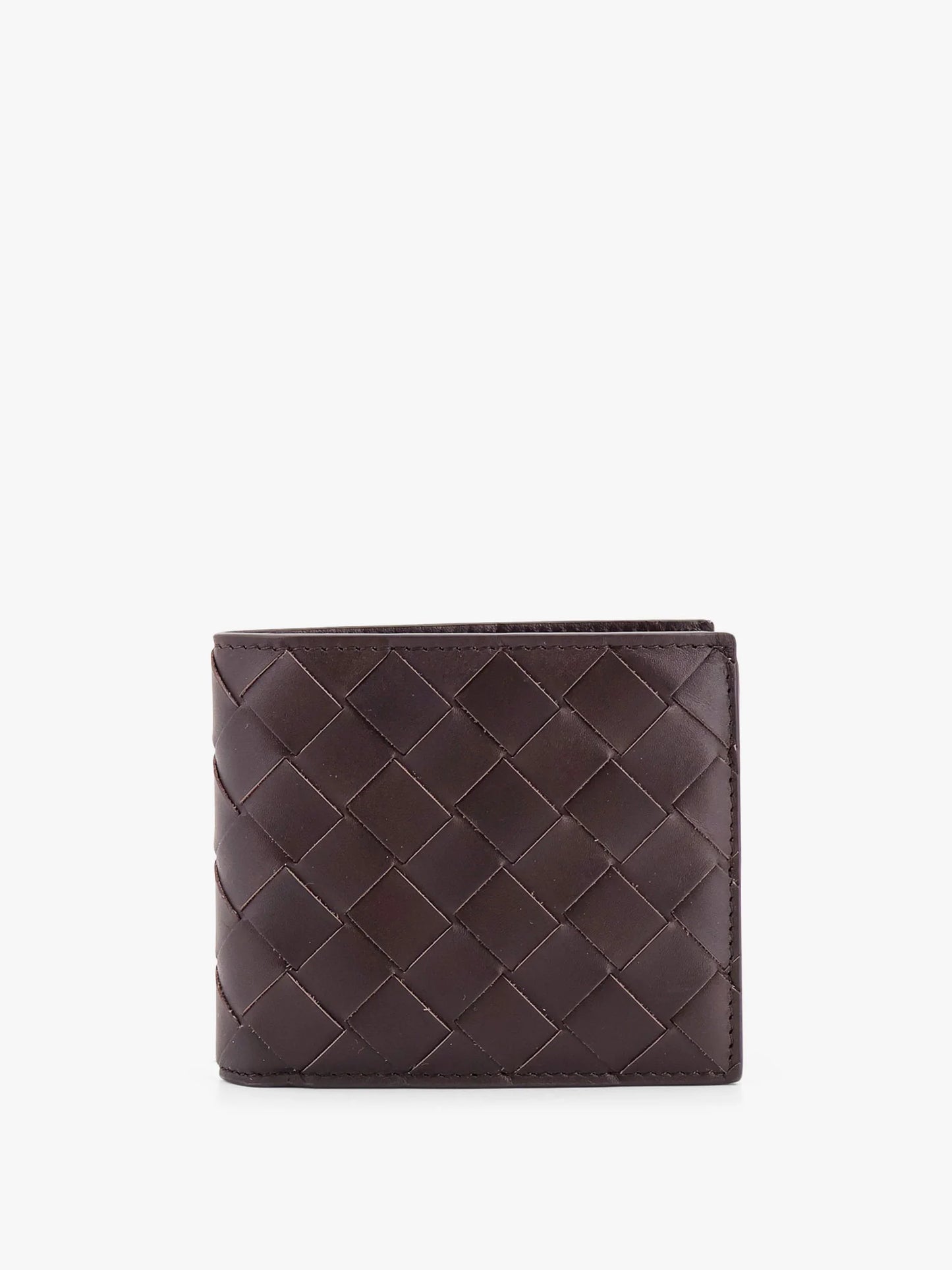 Bottega Veneta - Portefeuille en cuir avec motif Intrecciato.