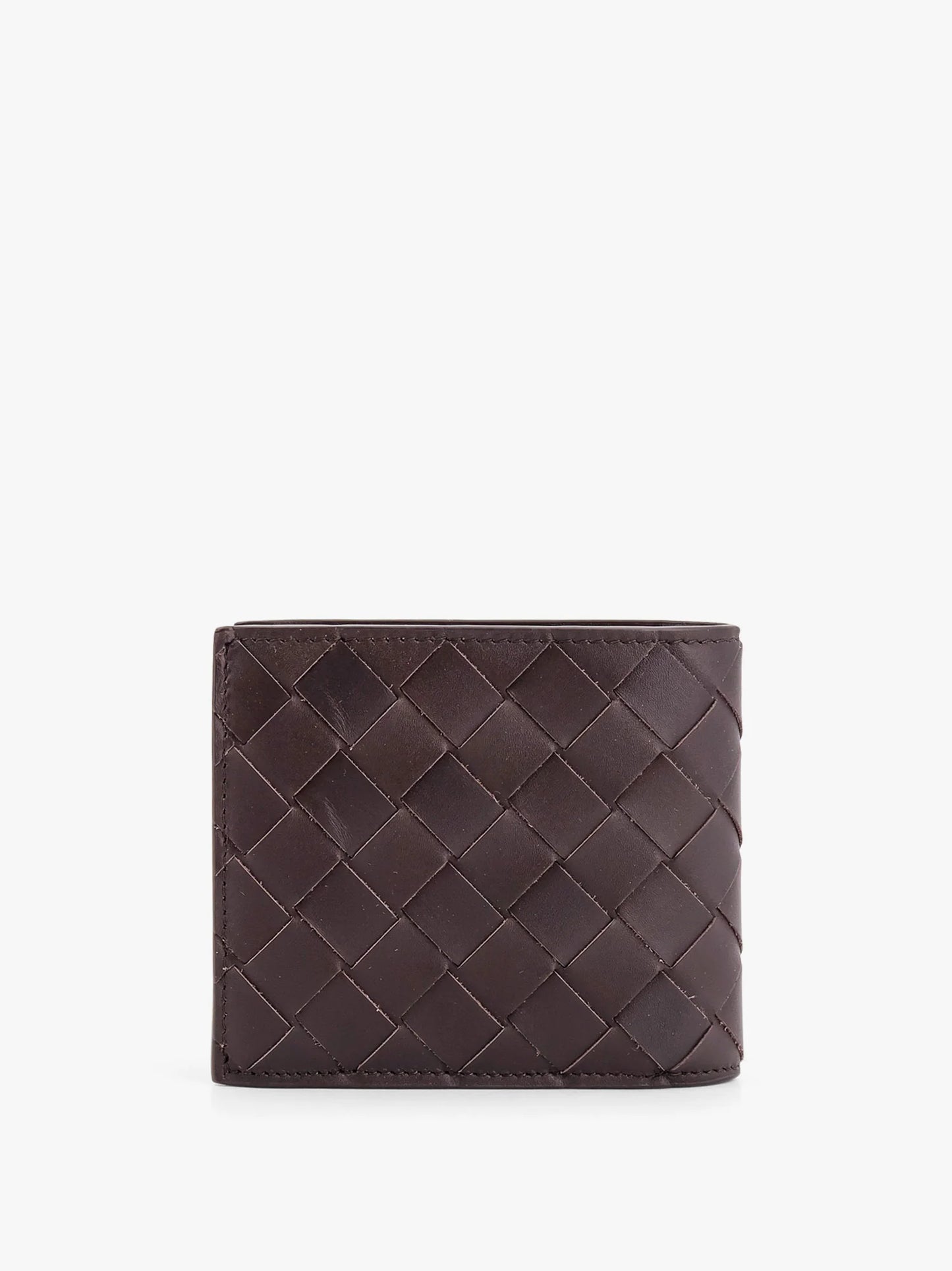 Bottega Veneta - Portefeuille en cuir avec motif Intrecciato.