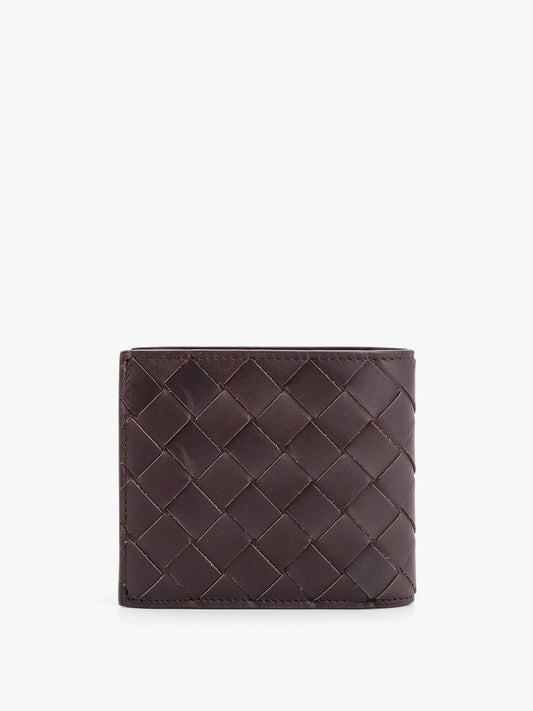 Bottega Veneta - Portefeuille en cuir avec motif Intrecciato.