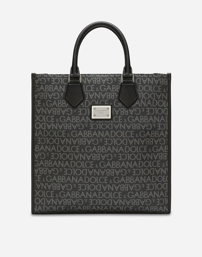 Dolce Gabbana - CABAS MOYEN FORMAT EN JACQUARD ENDUIT