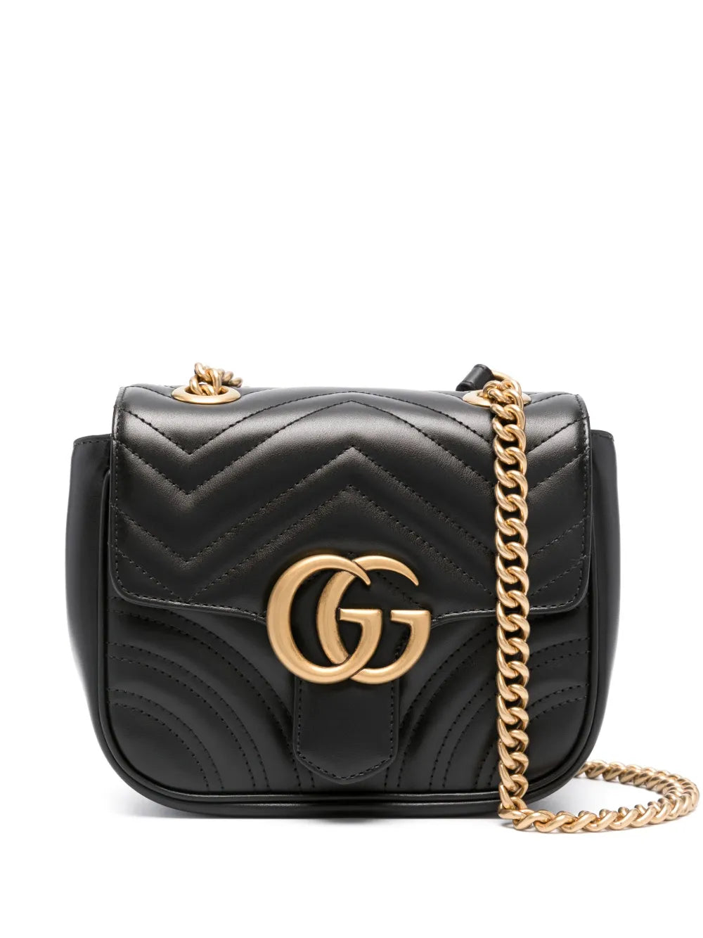 Gucci - mini sac porté épaule à motif GG Marmont