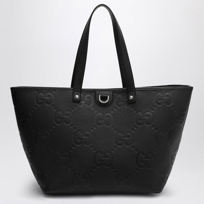 Gucci - Sac cabas moyen avec grand motif GG noir