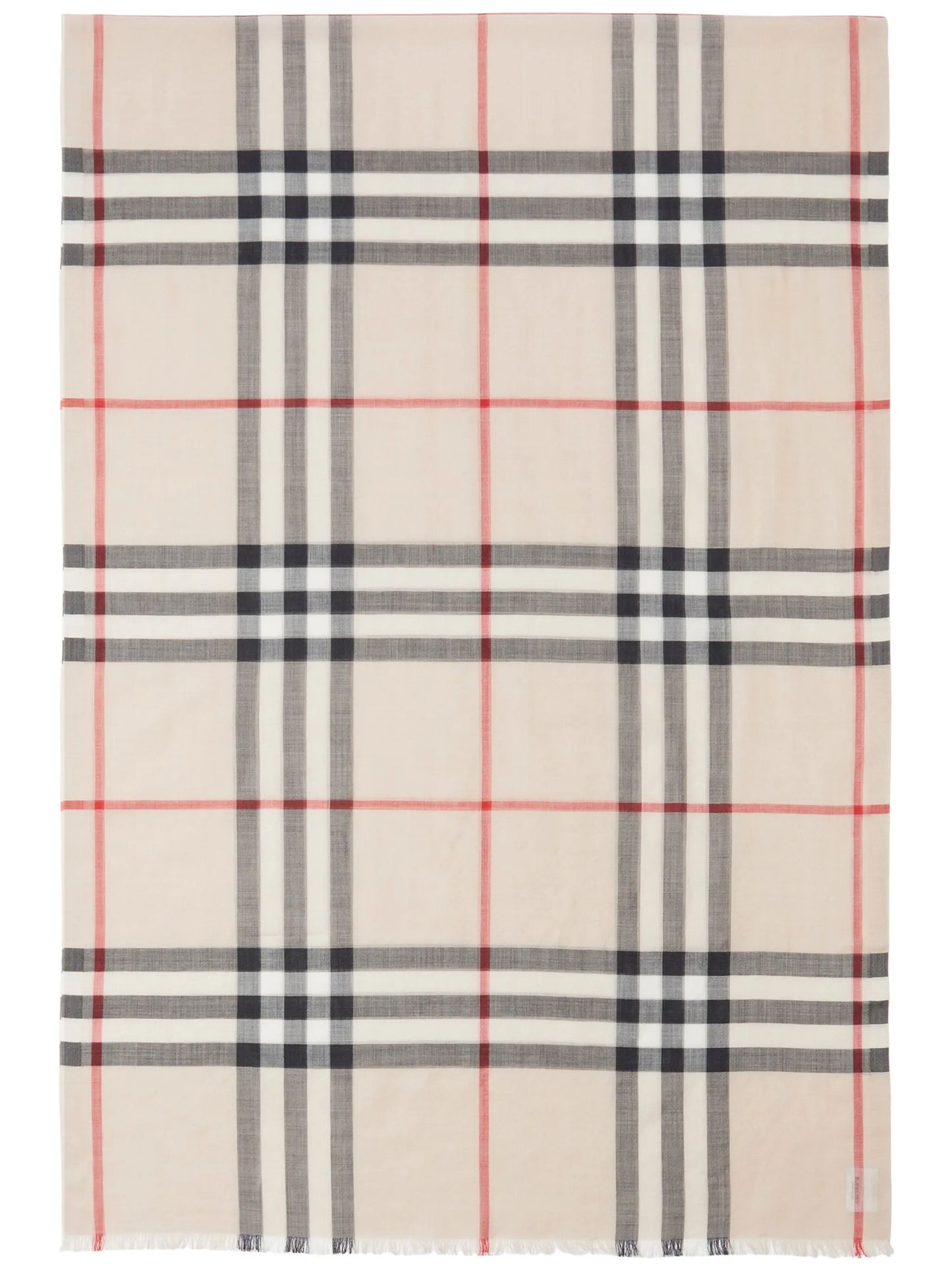 Burberry - écharpe en laine mélangée à motif Vintage Check