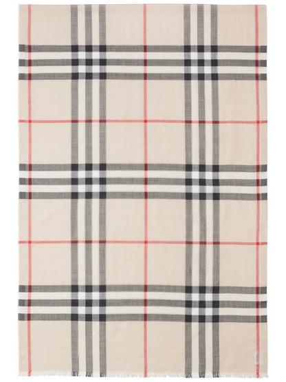 Burberry - écharpe en laine mélangée à motif Vintage Check