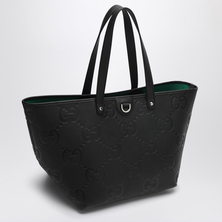 Gucci - Sac cabas moyen avec grand motif GG noir