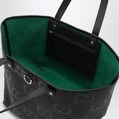 Gucci - Sac cabas moyen avec grand motif GG noir