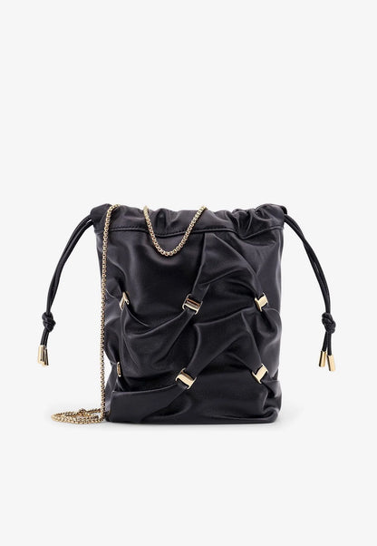 Ferragamo - Mini sac seau en cuir nappa